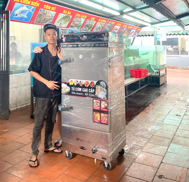 tủ hấp cơm công nghiệp review