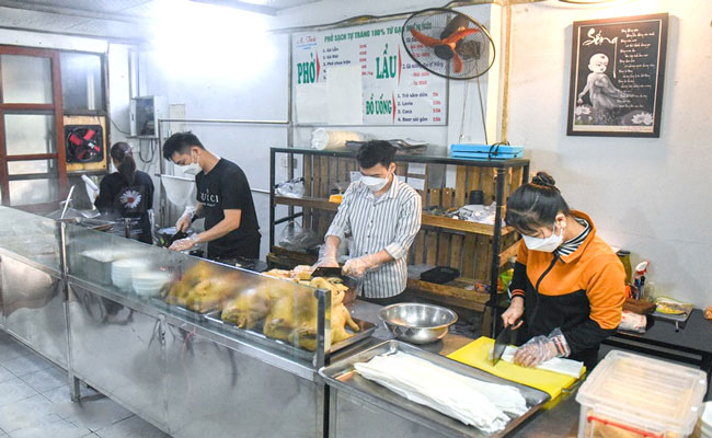 Mở quán phở gà