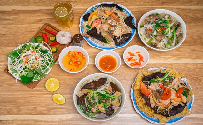 Phở gan cháy QH