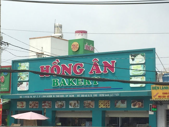 tiệm bánh kem Hồng Ân