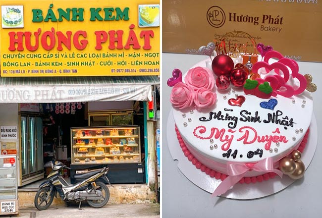 tiệm bánh kem Hương Phát