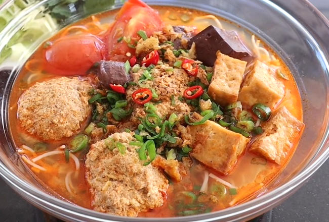 bún riêu thịt ngon