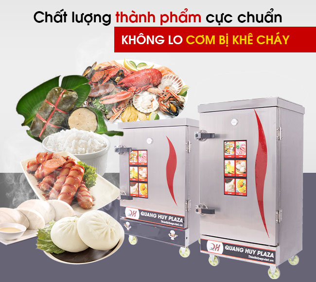 dùng thiết bị nấu cơm tốt