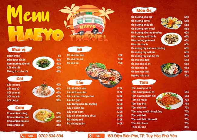 menu haeyo