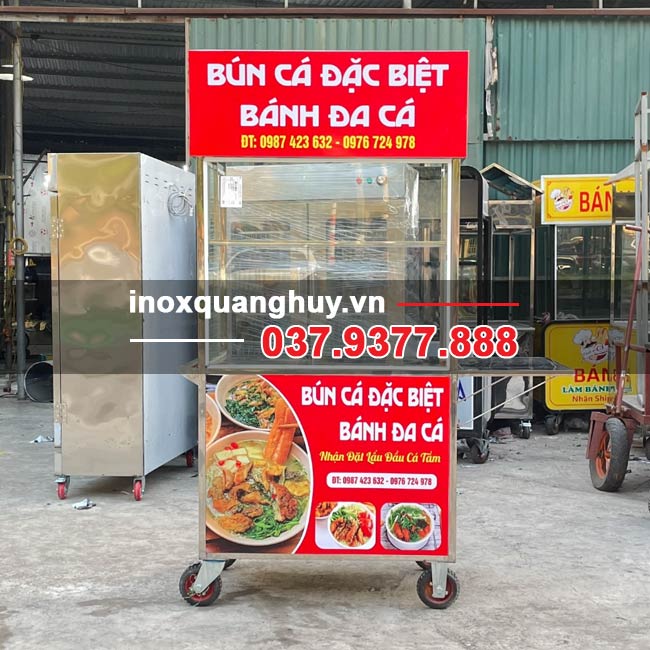 Xe đẩy bán bún cá Nam Đồng 90cm