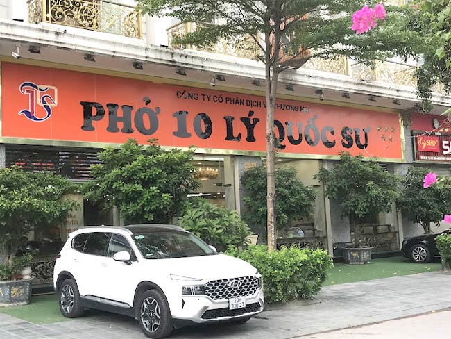 phở 10 lý quốc sư hà đông