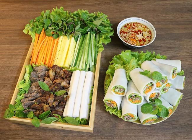 hình dáng phở cuốn