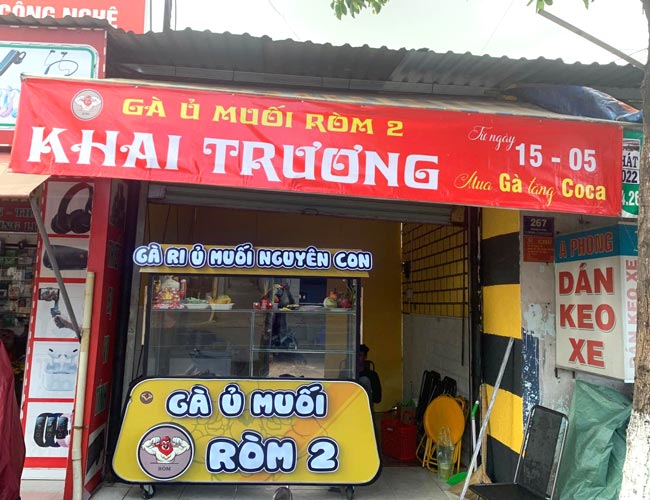 tiệm gà ủ muối ròm 2