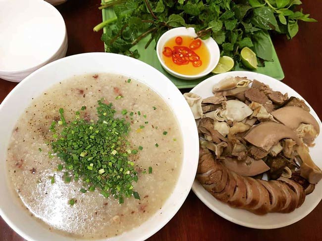 tô cháo lòng giàu dinh dưỡng