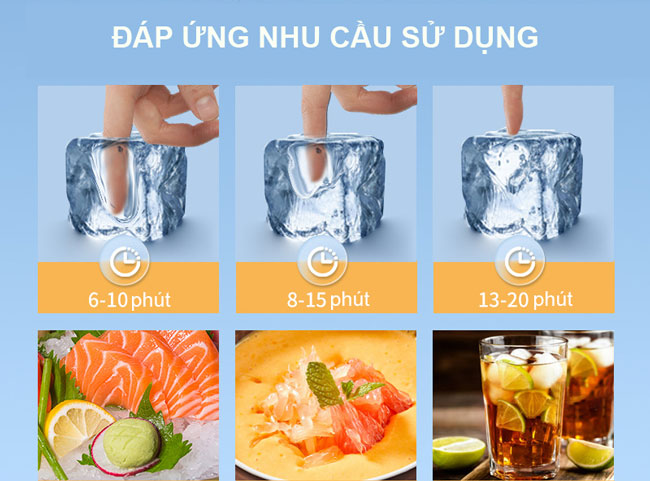 máy tạo đá 68kg phù hợp nhu cầu