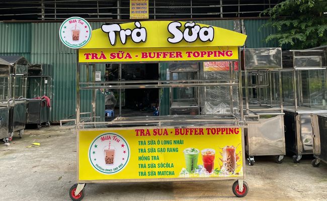 Xe bán trà sữa Quang Huy