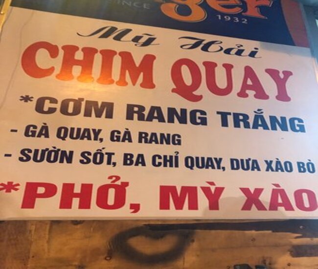 chim quay Mỹ Hải