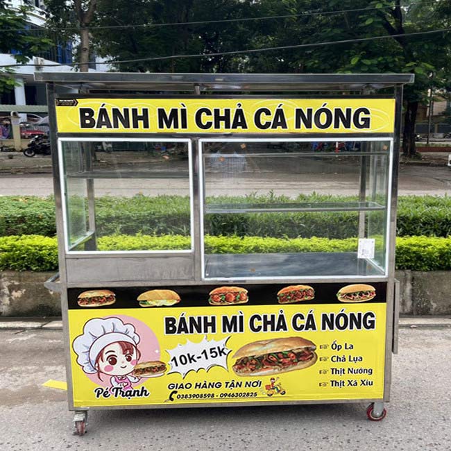 sử dụng xe bánh mì