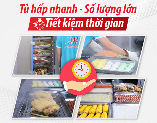 tủ cơm nấu hấp nhanh