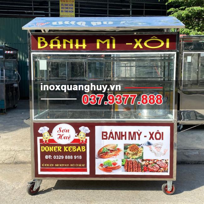 <h3 class="font-size-16">Xe bán xôi bánh mì Kebab 1m8 Sơn Huệ</h3>