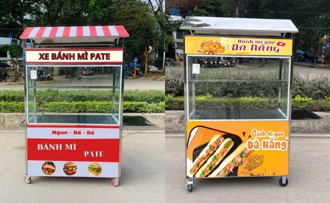 xe bánh mì 1m