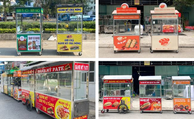 xe bánh mì rong